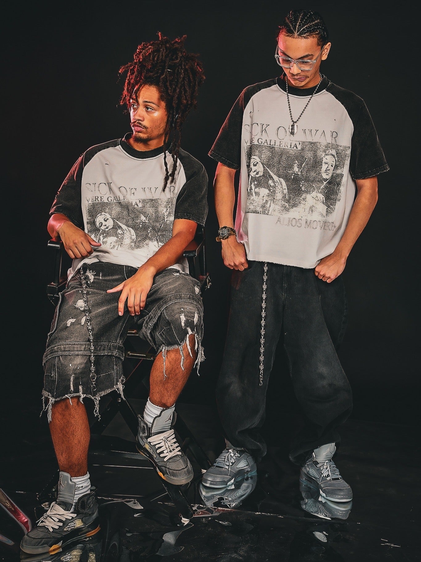 Raglan Sleeve " Sick of War " Collection